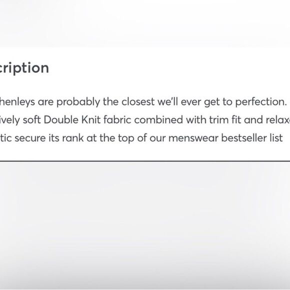 Marine Layer Mens Double Knit Henley in Raisin‎ Size Medium Striped Preppy - Picture 7 of 7